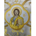 White deacon's sticharion with icon on the back - Orthodox Vestment -Clergy robe