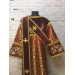 Combined velvet and brocade Deacon's vestments set - Deacon's alb - Orthodox