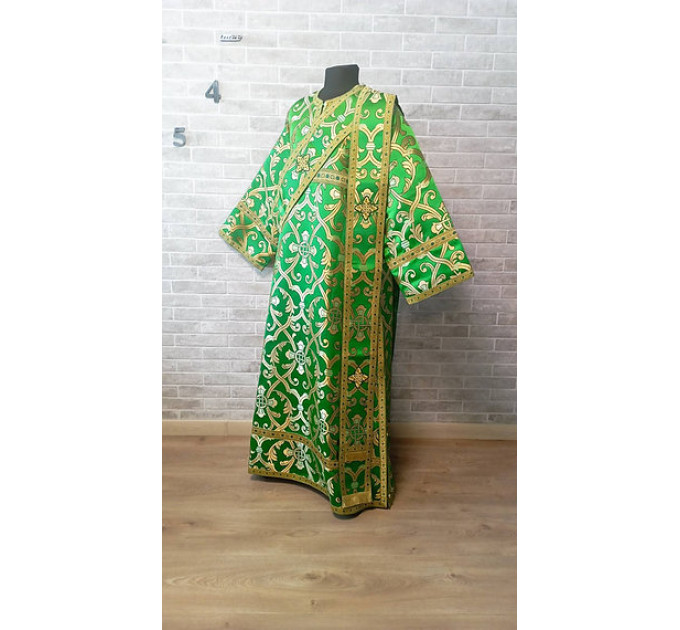 Deacon's liturgical Orthodox Vestment - Sticharion and orarion for deacon