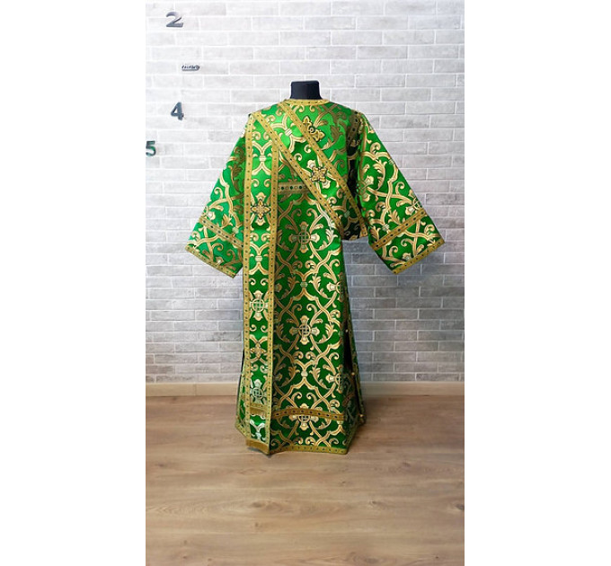 Deacon's liturgical Orthodox Vestment - Sticharion and orarion for deacon