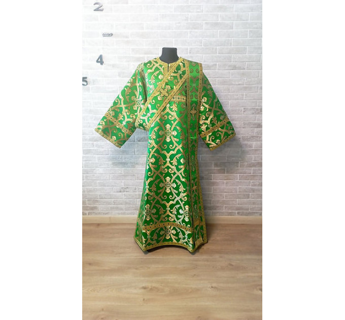 Deacon's liturgical Orthodox Vestment - Sticharion and orarion for deacon
