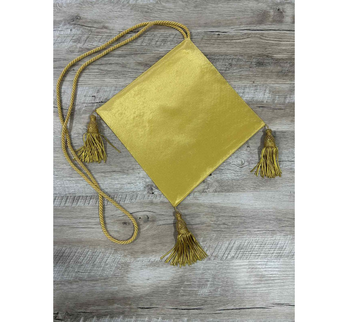 Gold Embroidered Palitsa - Embroidered Epigonation, silk with metal tassels