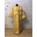 Gold deacon's vestment with icon on the back - Orthodox Slavic style orarion