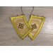Gold deacon's vestment with icon on the back - Orthodox Slavic style orarion