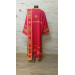 Set for protodeacon or deacon - Embroidered alb - Orthodox sticharion, orar