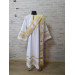 Set for protodeacon or deacon - Embroidered alb - Orthodox sticharion, orar