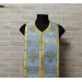 Maroon brocade stole and cuffs