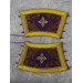 Violet brocade epitrachil and cuffs 