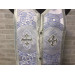 Cuffs and stole in brocade - Priest's communion set - Orthodox church priest's epitrachil