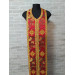 Brocade stole and cuffs 