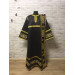 Embroidered silk deacon's vestment - Orthodox deacon's stichar and orar