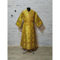 Gold Subdeacon's vestment - Orthodox Vestment for subdeacon - Subdeacon's robe