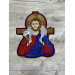 The good Shepherd icon application - Liturgical embroidered vestment appliques