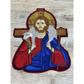 The good Shepherd icon application - Liturgical embroidered vestment appliques