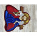 The good Shepherd icon application - Liturgical embroidered vestment appliques