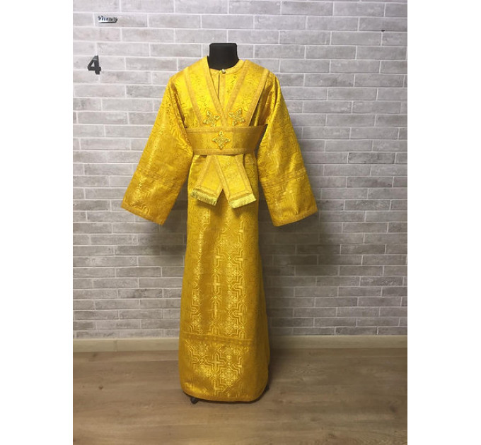Stichar for subdeacon - Vestment in greek brocade - Orthodox liturgical clothes