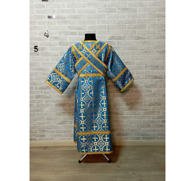 Sticharion for subdeacon - Vestment in greek brocade - Orthodox liturgical orar