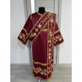 Embroidered protodeacon's Vestment with Slavic double orar - Protodeacon's set