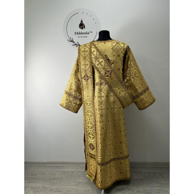 Gold vestment for protodeacon - Stichar and orar - Stikharion and double orarion