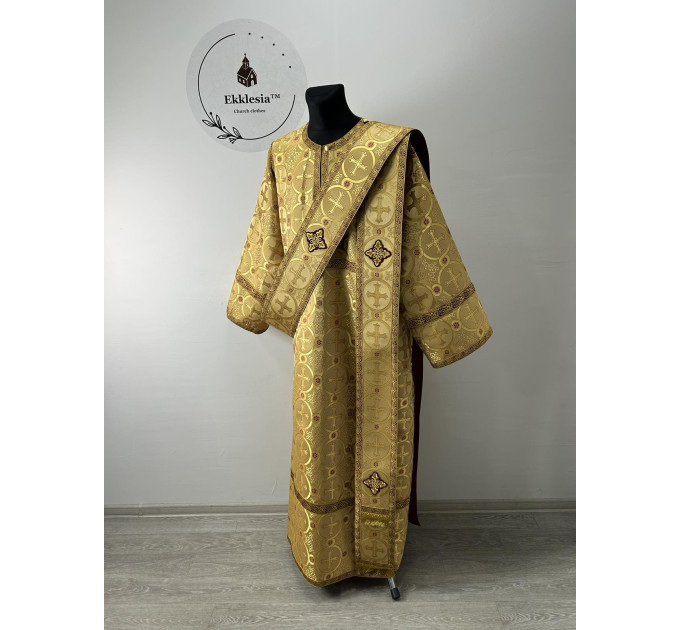 Gold vestment for protodeacon - Stichar and orar - Stikharion and double orarion