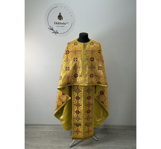 Greek style Liturgical vestment it - Priest robe - Orthodox vestments - Priest vestment