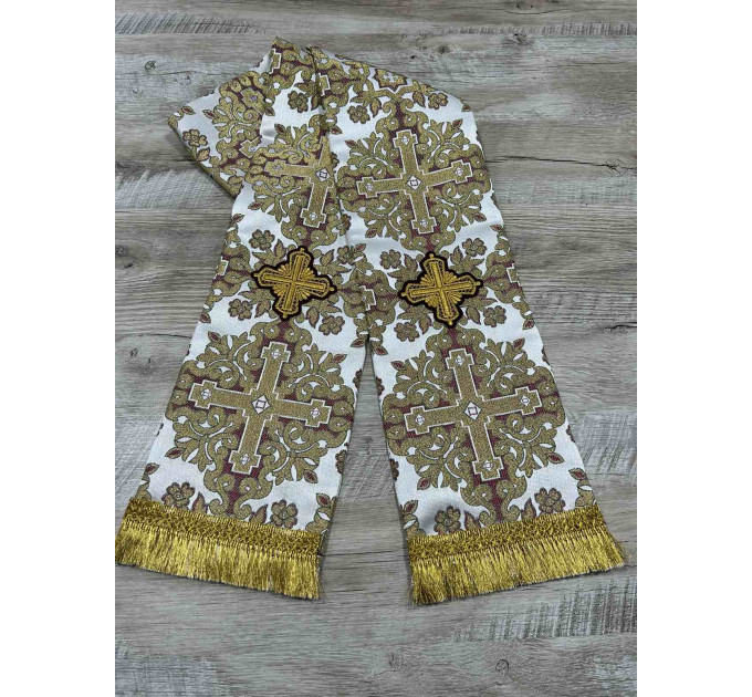 Priest vestment in Greek style - Liturgical priest clothes - Phelon in brocade