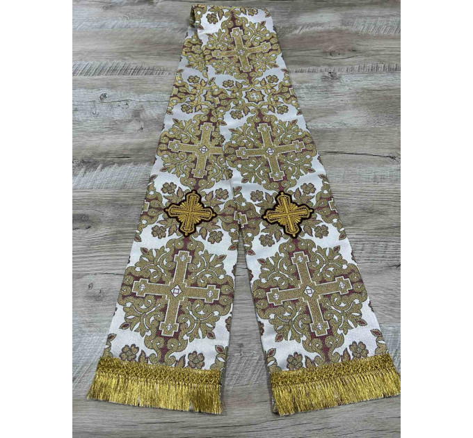 Priest vestment in Greek style - Liturgical priest clothes - Phelon in brocade