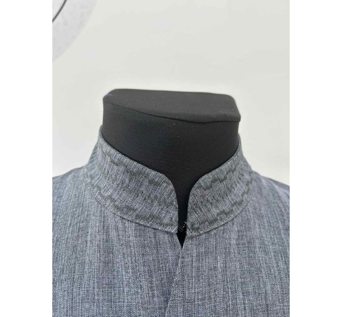 Cassock in Greek style - Inner cassock in linen gabardine - Summer cassock