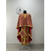 Greek-style vestment for priest - Liturgical vestment set - Phelon, stole, cuffs