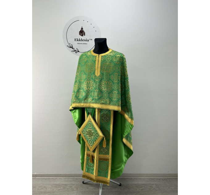 Orthodox vestment set - Priest vestment - Liturgical vestment - Greek phelon