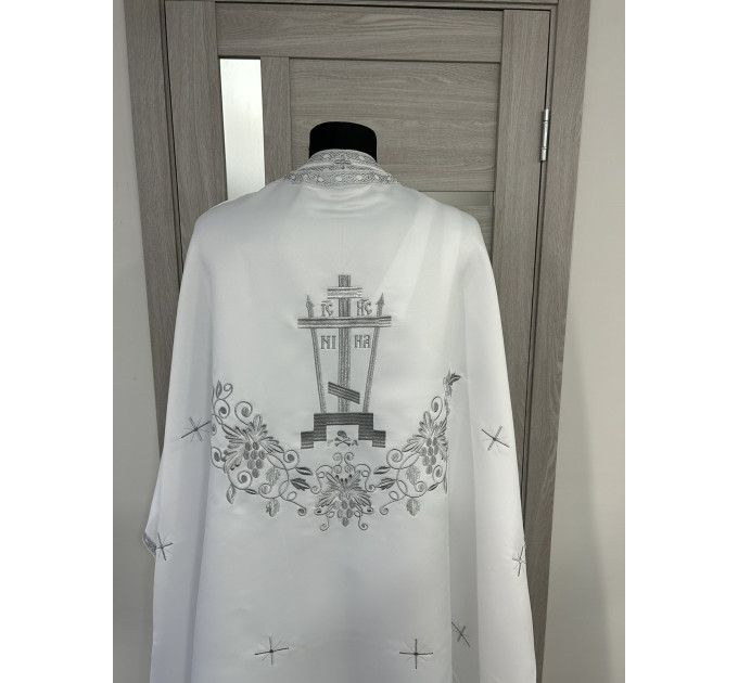 Calvary - Embroidered vestment set - Priest vestment in Greek style