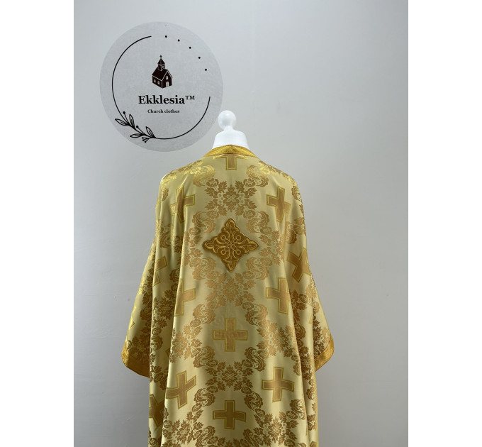 Classic orthodox vestment set - Liturgical church clothes for priest - Greek set