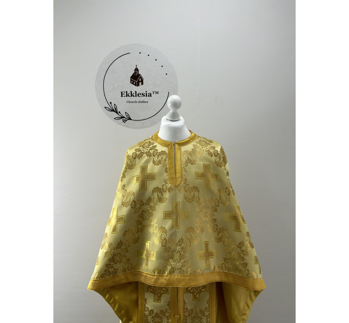 Classic orthodox vestment set - Liturgical church clothes for priest - Greek set