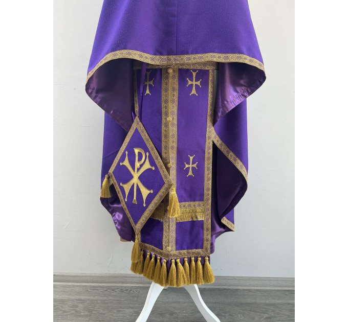 Embroidered priest vestment - Phelon in Greek-style - Liturgical vestmets set
