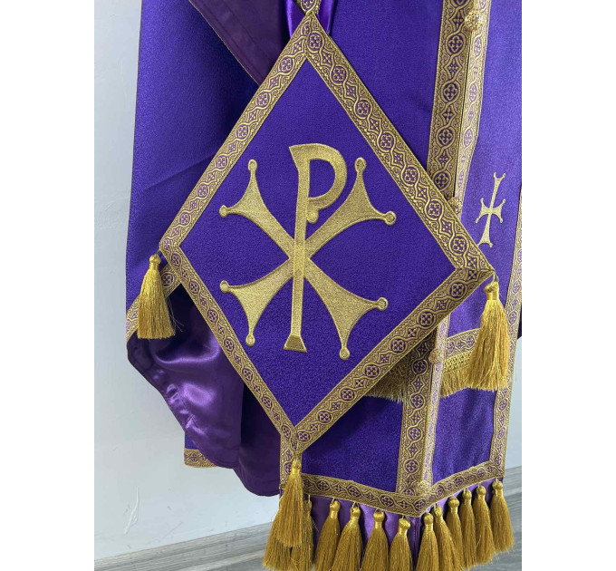 Embroidered priest vestment - Phelon in Greek-style - Liturgical vestmets set