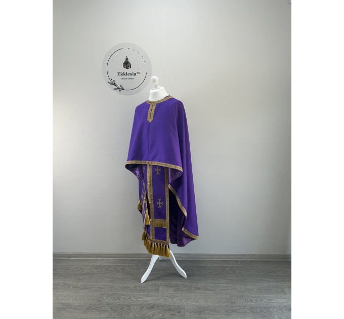 Embroidered priest vestment - Phelon in Greek-style - Liturgical vestmets set