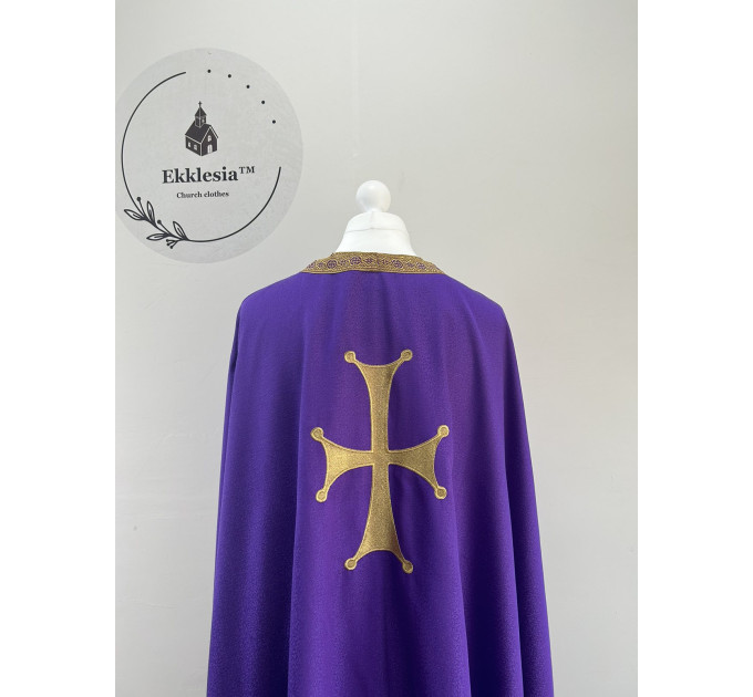 Embroidered priest vestment - Phelon in Greek-style - Liturgical vestmets set