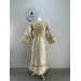 Sticharion for subdeacon in white-gold brocade - Altar boy robe - Single orar