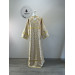 White-gold brocade sticharion - Orthodox stikhar - Altar Server Reader robe