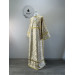 White-gold brocade sticharion - Orthodox stikhar - Altar Server Reader robe