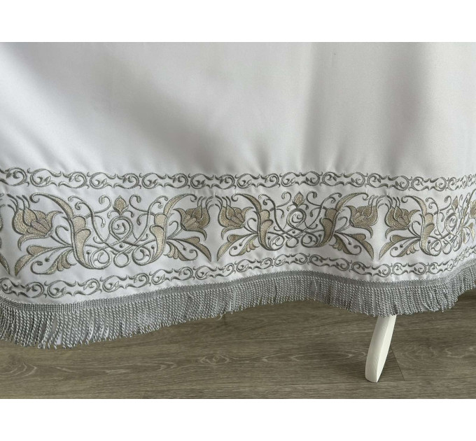 Bishop's Podsakkosnik - White Stikhar in gabardine - Podsaccosnik - Podryznik