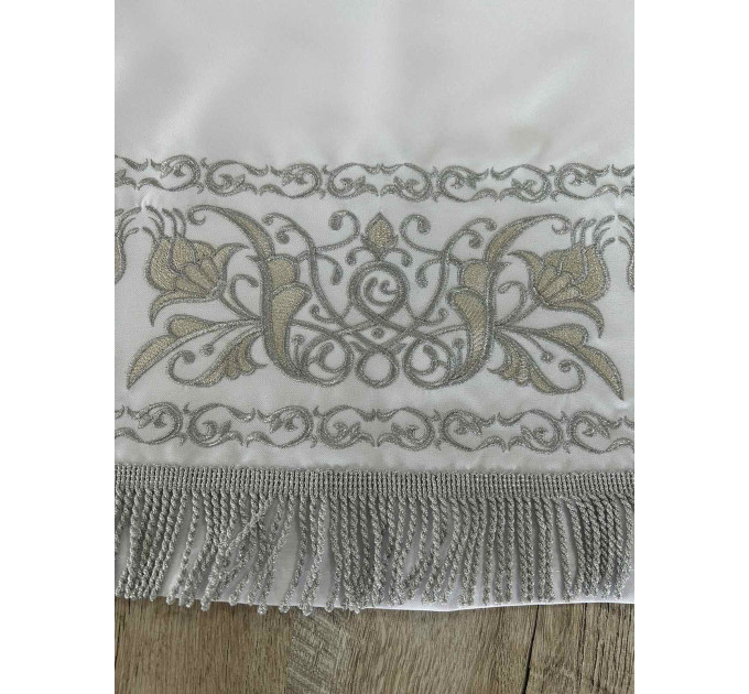 Bishop's Podsakkosnik - White Stikhar in gabardine - Podsaccosnik - Podryznik