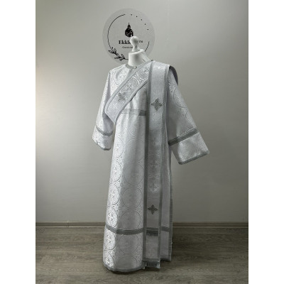 Brocade vestment for protodeacon - Stichar and orar - Sticharion, orarion, cuffs