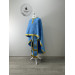Priest vestment in Greek style - Unique blue vestment set - Orthodox phelon