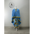 Priest vestment in Greek style - Unique blue vestment set - Orthodox phelon