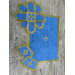 Priest vestment in Greek style - Unique blue vestment set - Orthodox phelon