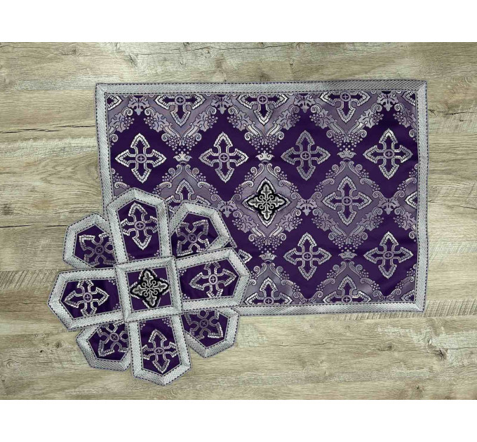 Greek-style Lent vestment for priest - Liturgical vestment set - Phelon, stole