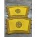 Reversible embroidered communion set - Double stole and cuffs - Two sides stole