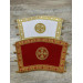 Reversible embroidered communion set - Double stole and cuffs - Two sides stole