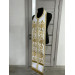 Reversible embroidered communion set - Double stole and cuffs - Two sides stole